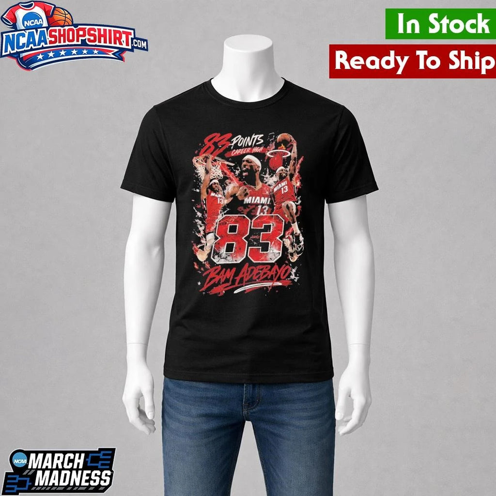 Bam Adebayo 83 Points Career High Shirt