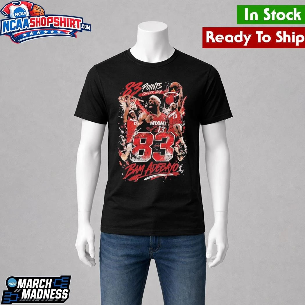 Bam Adebayo 83 Points Career High Shirt