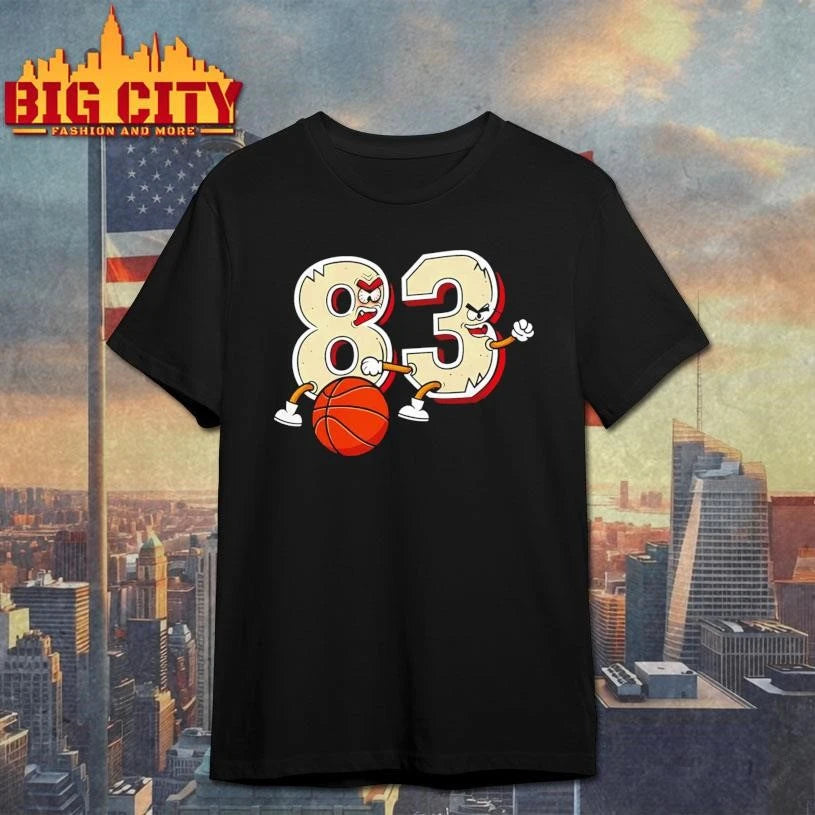 Bam Adebayo Baseball 83 Point Cartoon Shirt