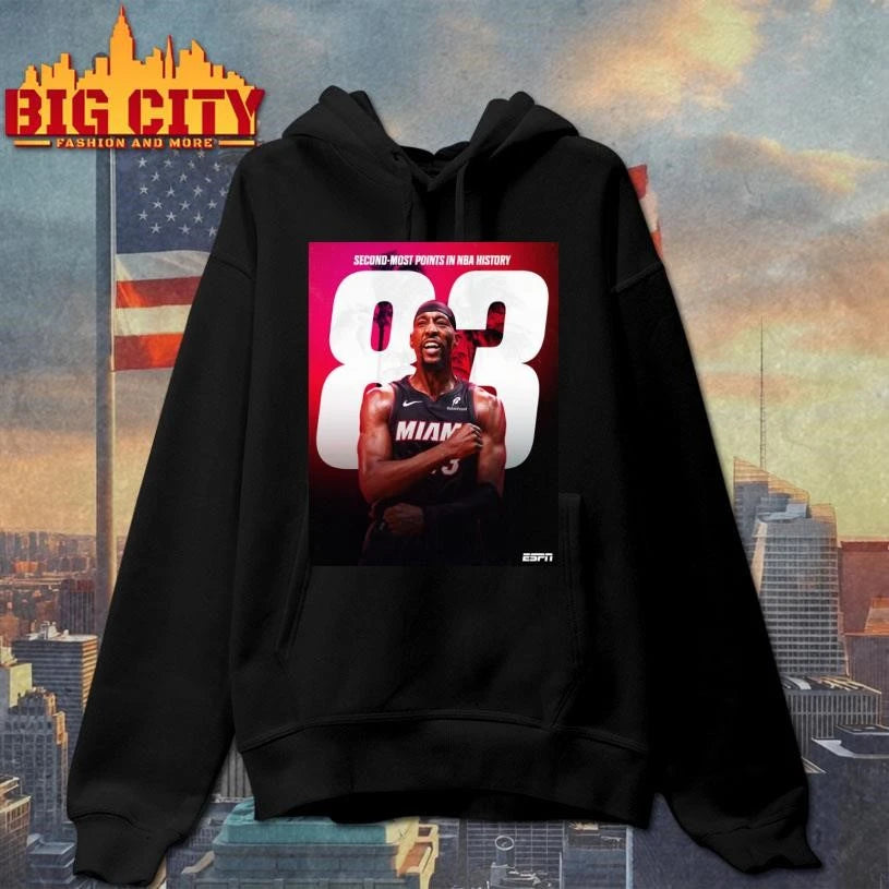 Bam Adebayo Drops 83 Points The Second Most Points In NBA History Poster Shirt