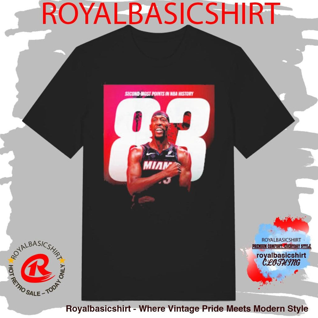 Bam Adebayo Drops 83 Points The Second Most Points In NBA History Shirt