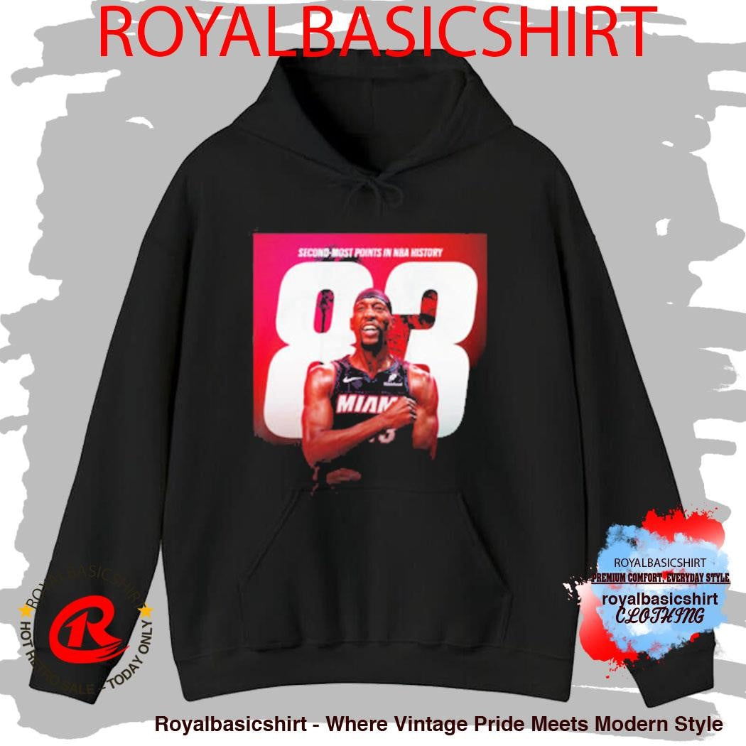 Bam Adebayo Drops 83 Points The Second Most Points In NBA History Shirt