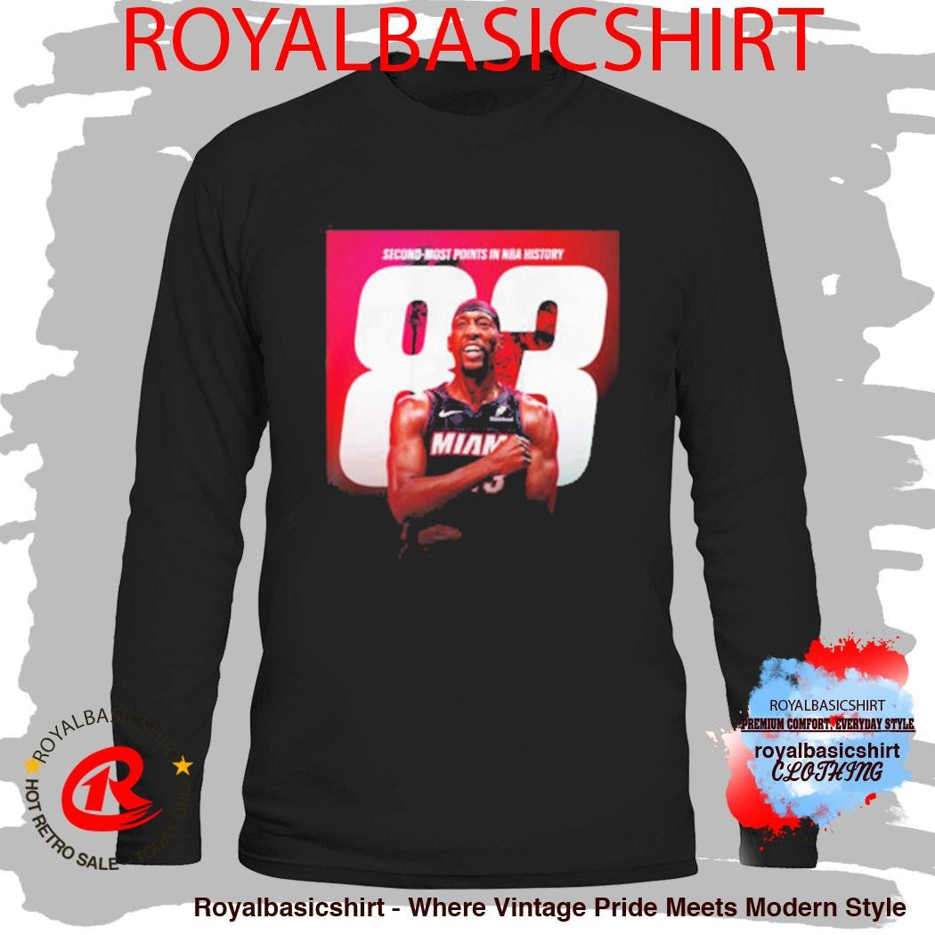 Bam Adebayo Drops 83 Points The Second Most Points In NBA History Shirt