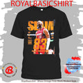 Bam Adebayo Miami Heat On The Cover Of SLAM 261 83 Points Forever Stamped In History Orange Metal Edition T-Shirt