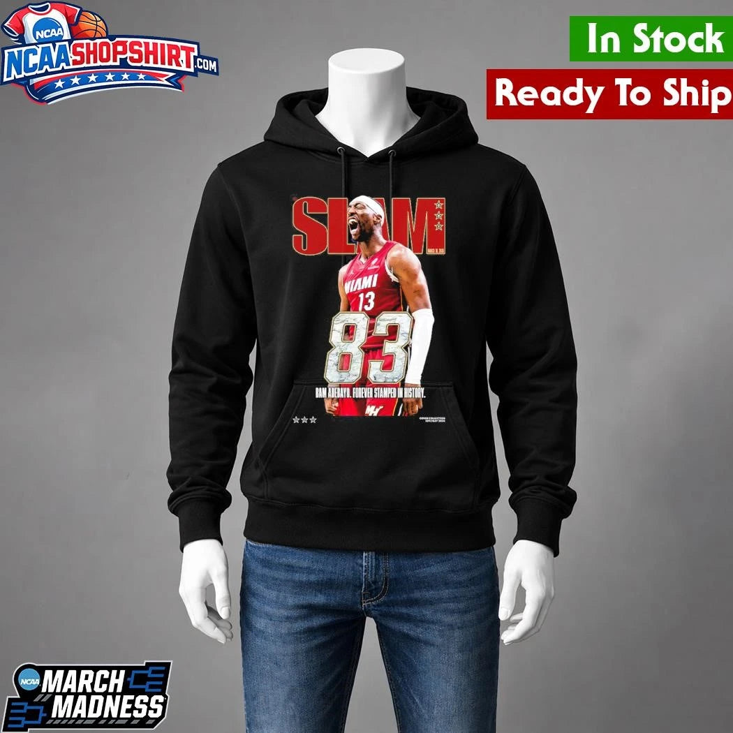 Bam Adebayo Miami Heat SLAM 83 Points Coverove Shirt