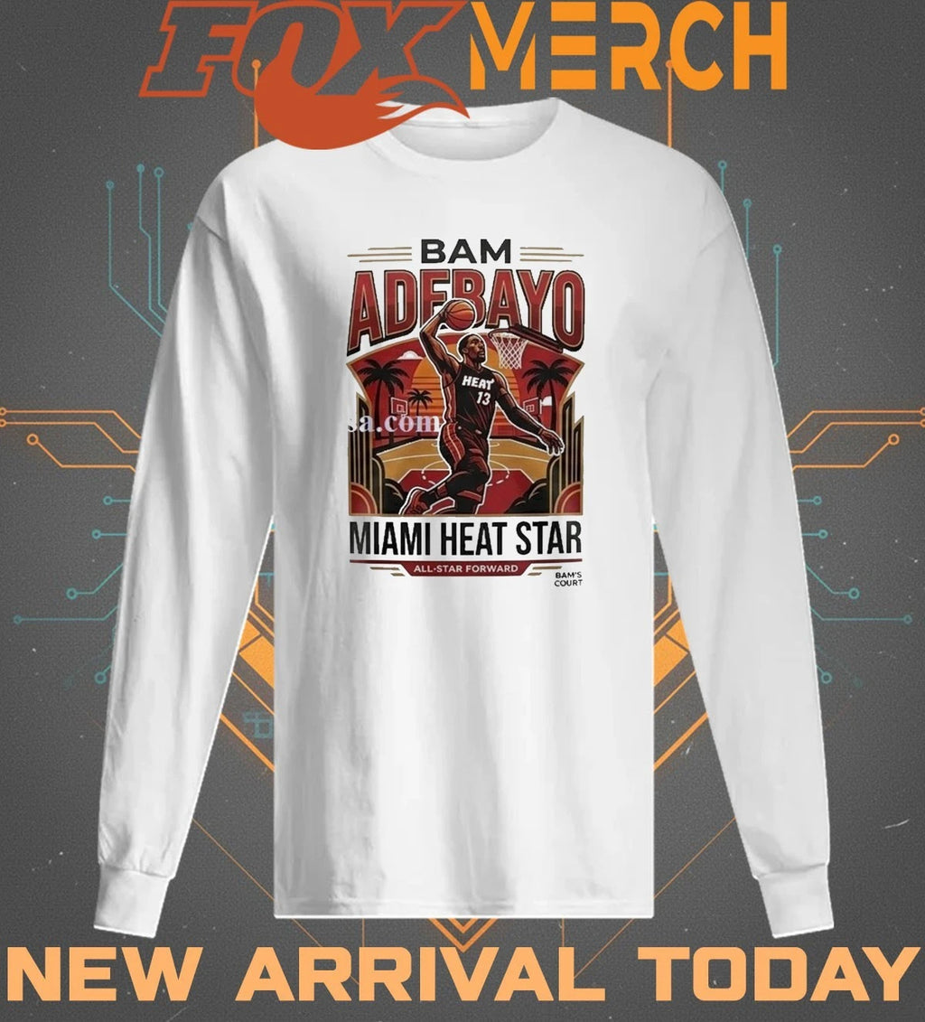 Bam Adebayo Miami Heat Star All-Star Forward t-shirt