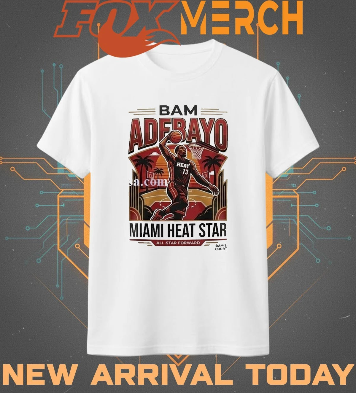 Bam Adebayo Miami Heat Star All-Star Forward t-shirt