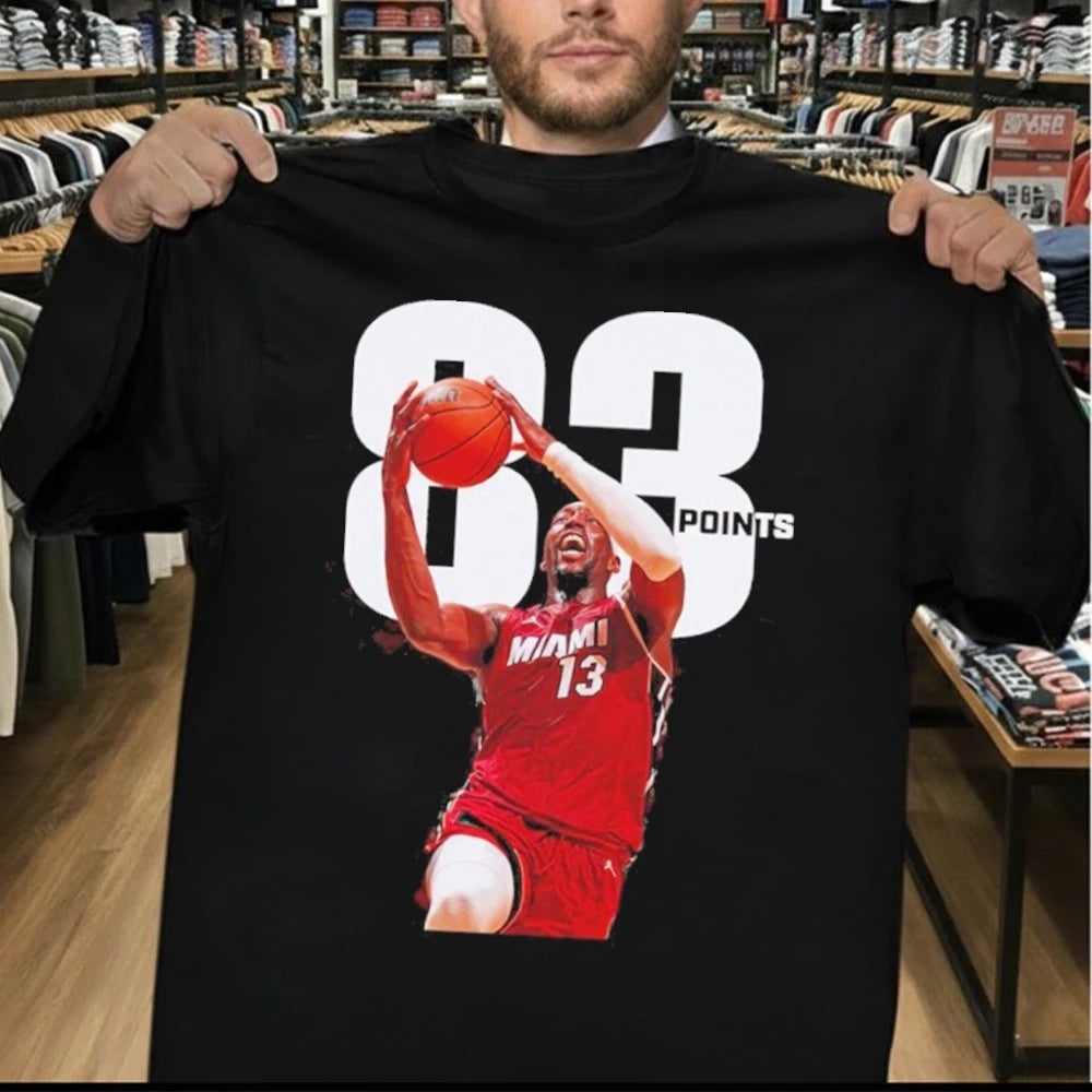 Bam Adebayo With 83 Points Passed Kobe Bryant For The Second-Most Points In A Single GameT-Shirt