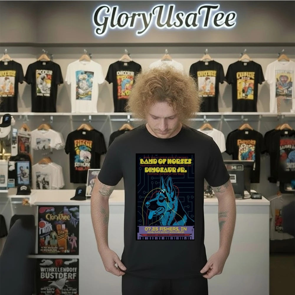 Band Of Horses And Dinosaur JR. 7-25-2026 Fishers IN Poster Shirt