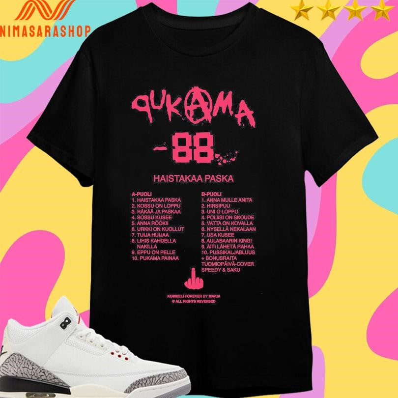Bändi Qukama 88 Haistakaa Paska Shirts