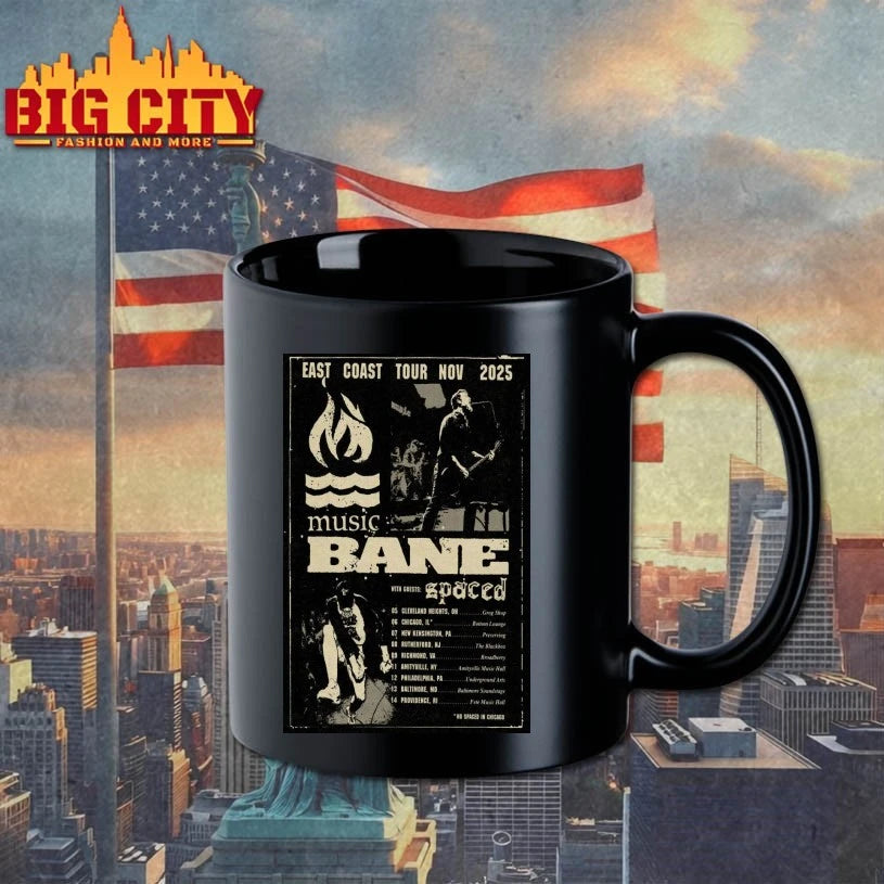 Bane East Coast Tour Nov 2025 Poster shirt