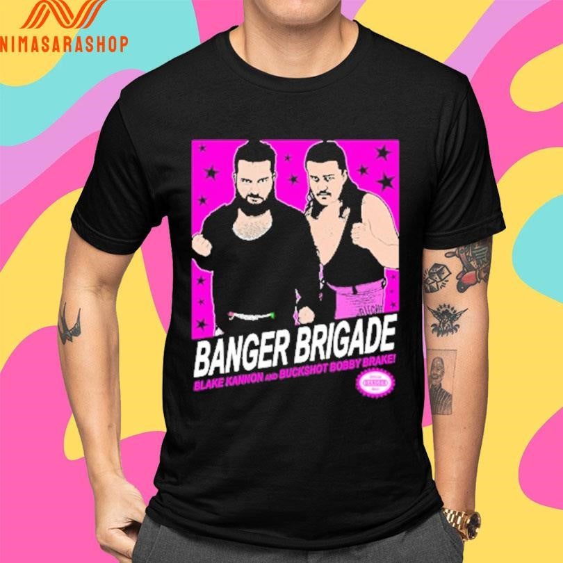 Banger Brigade Blake Kannon And Buckshot Bobby Brake Shirts