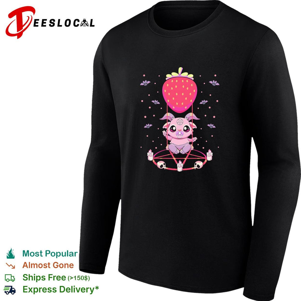 Baphomet baby satan strawberry swing shirt