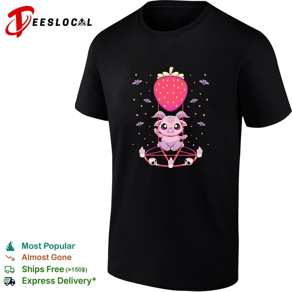 Baphomet baby satan strawberry swing shirt