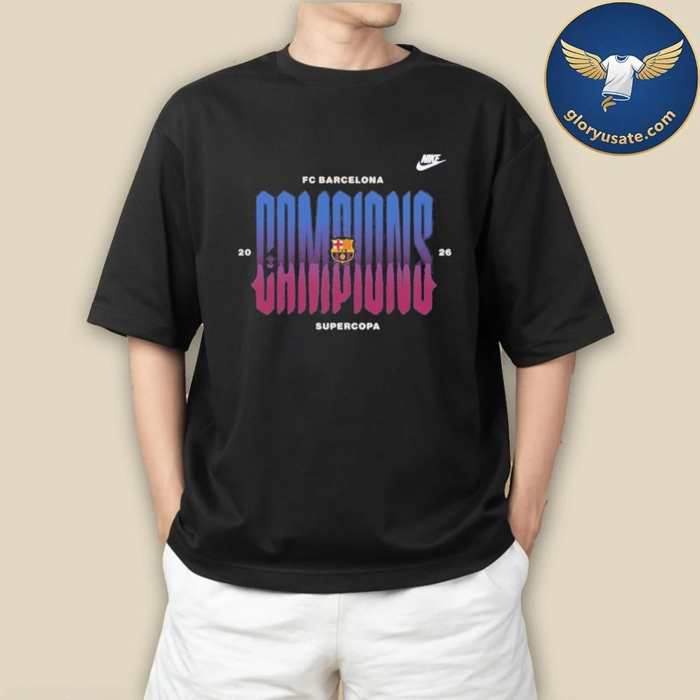 Barcelona FC Victory Winners Supercup 2026 Shirt