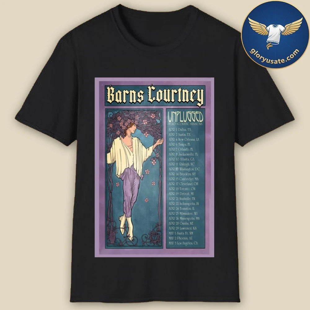 Barns Courtney US Acoustic Tour 2026 Poster Shirt