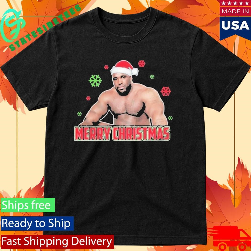 Barry Wood Meme Well Endowed Man Santa Hat Shirt