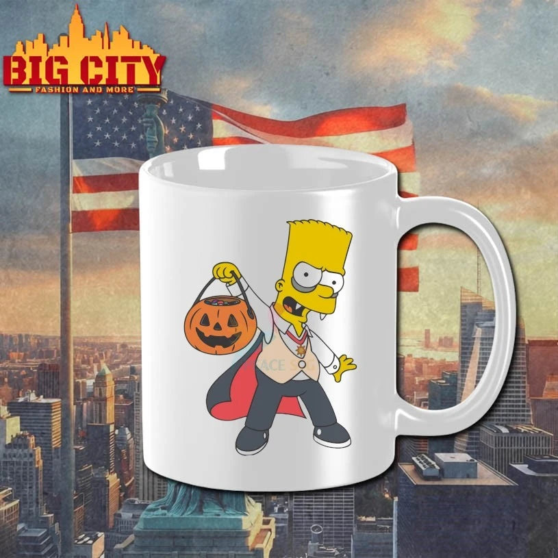 Bart Simpson Dracula Costume Trick Or Treat Pumpkin Halloween Shirts