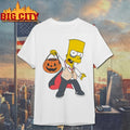 Bart Simpson Dracula Costume Trick Or Treat Pumpkin Halloween Shirts