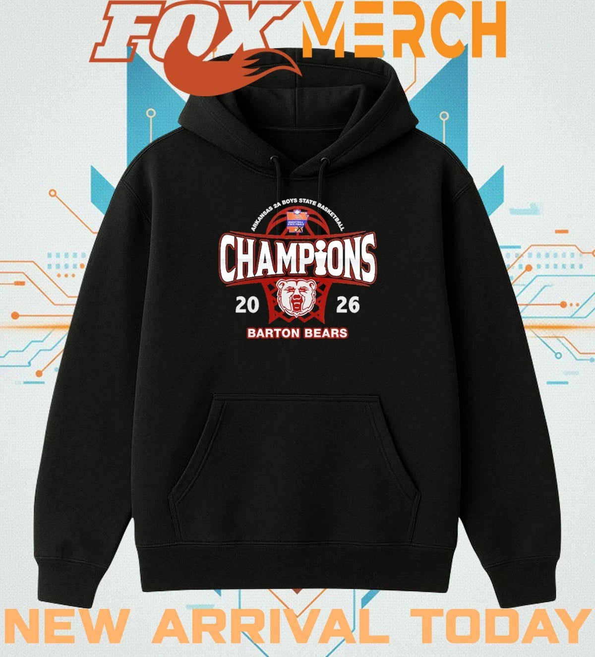 Barton Bears 2026 Arkansas 2A Boys State Basketball Champions t-shirt