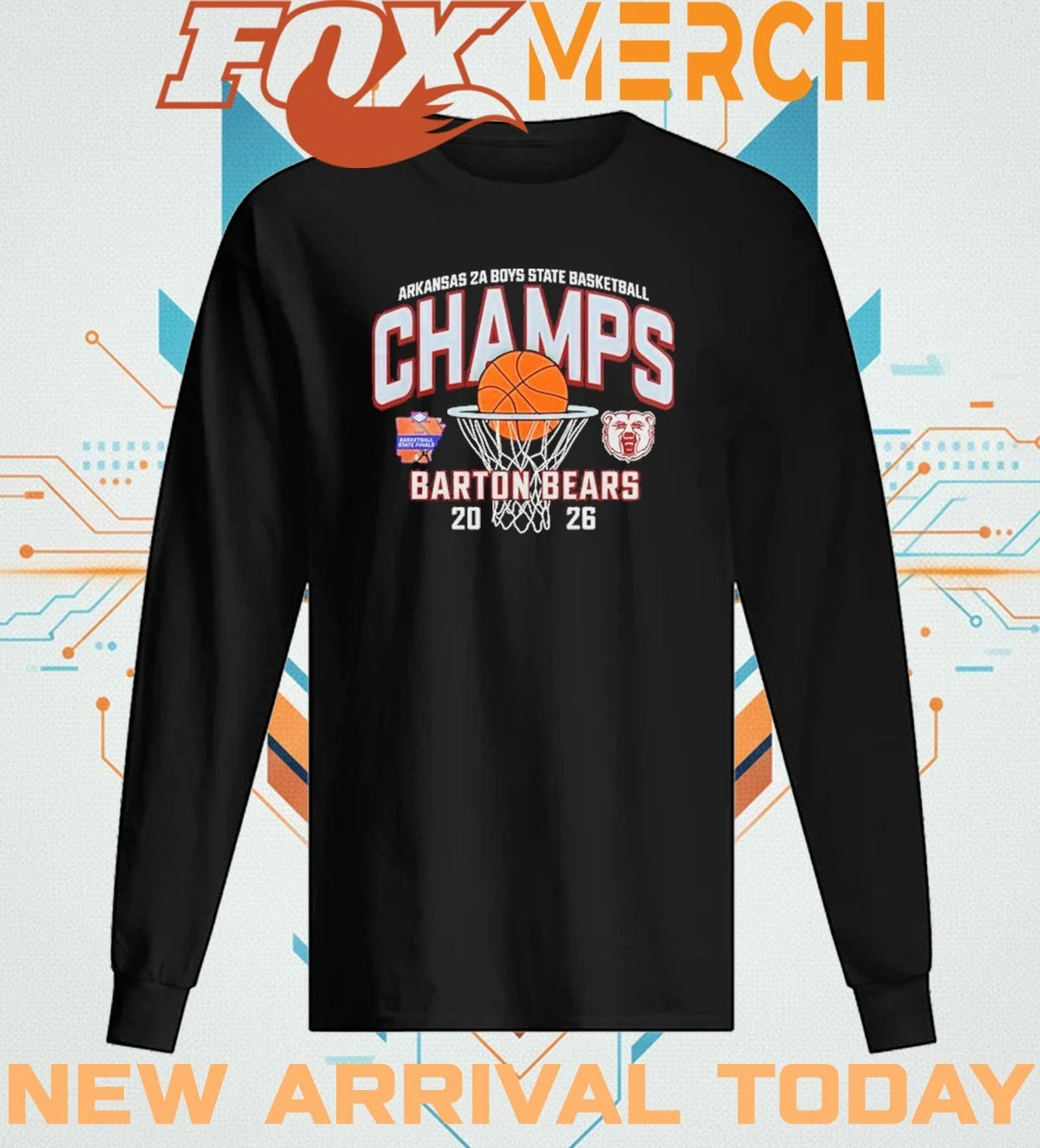 Barton Bears 2A Boys State Champions 2026 t-shirt