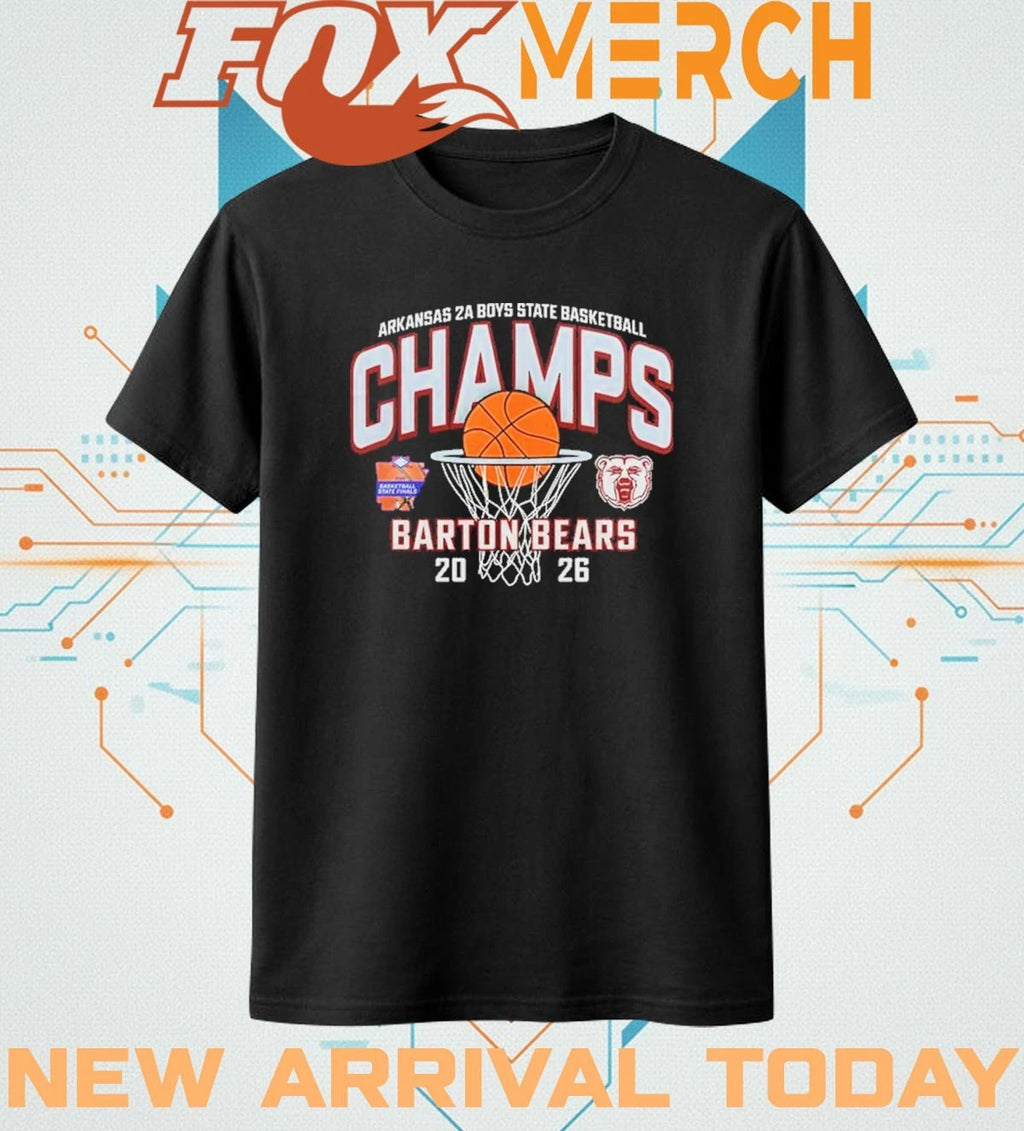 Barton Bears 2A Boys State Champions 2026 t-shirt