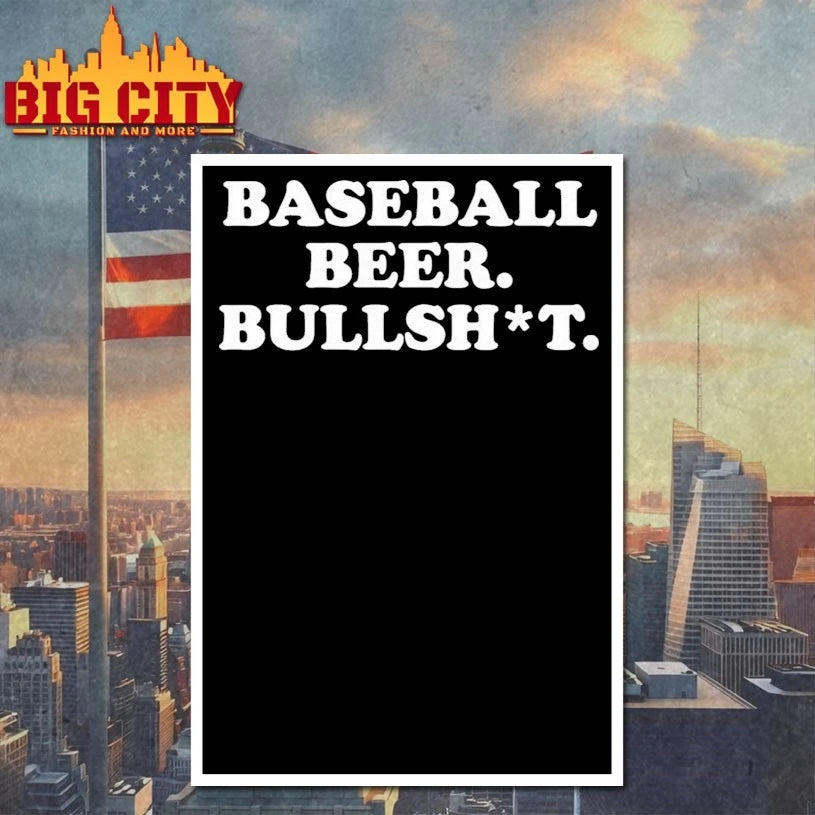 Baseball Beer Bullsh-t Shirt