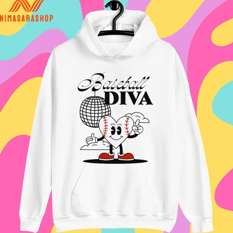 Baseball Diva Baby Heart Shirts