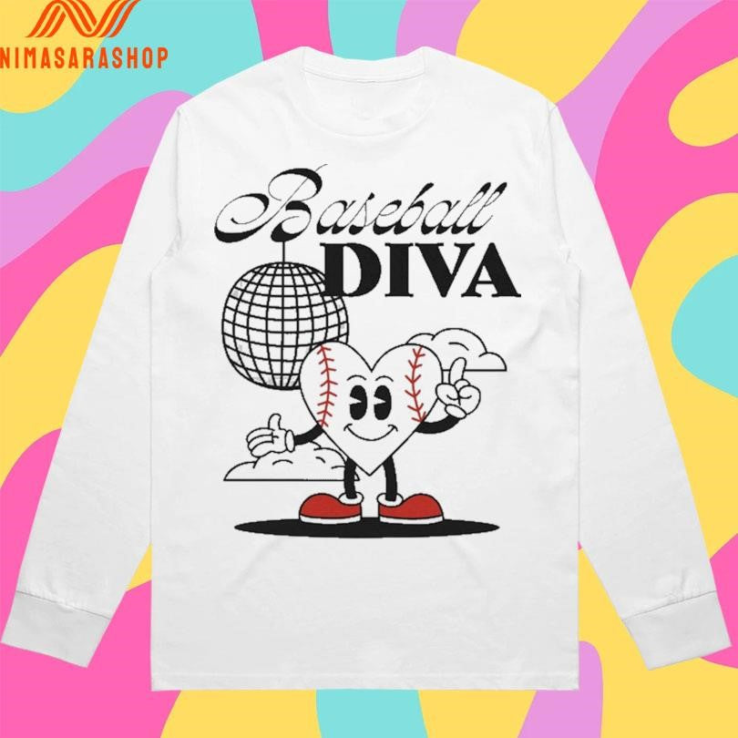 Baseball Diva Heart 2026 Shirts