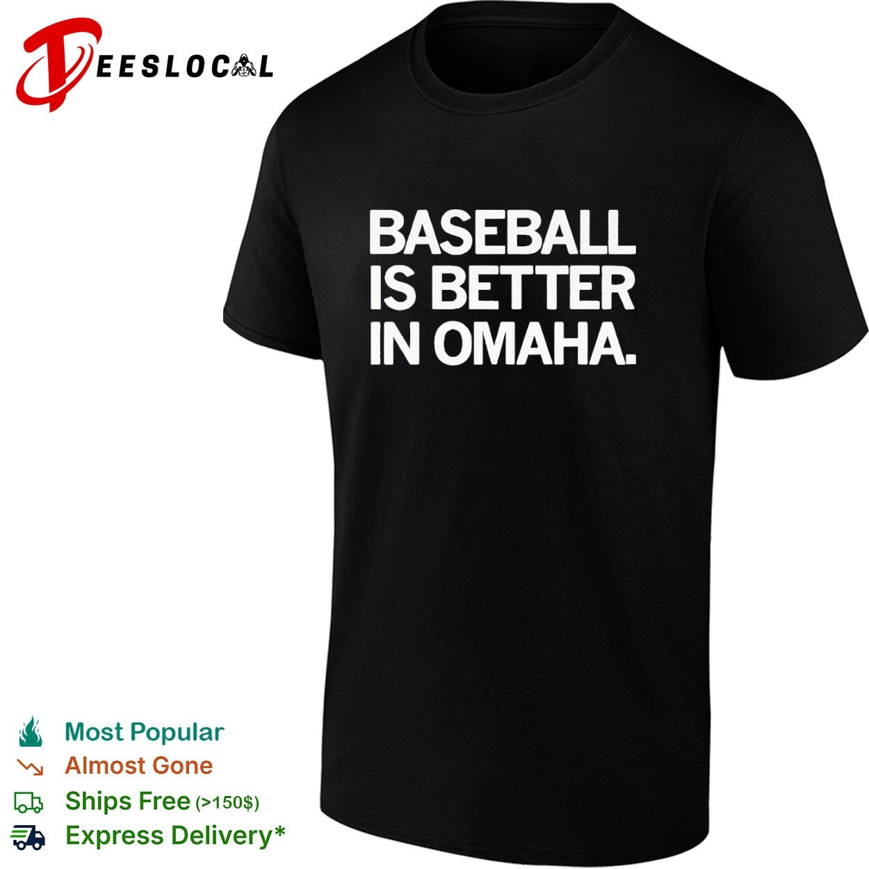 Baseball is Better in Omaha Shirt