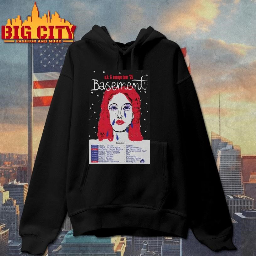 Basement UK &amp; Europe Tour Poster Tour 2025 Shirt