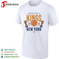 Basketball Kings of New York Knicks 2026 dual trophy logo shirt