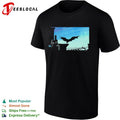 Batman Gotham City Silhouette Skyline Night Winged Vigilante DC Comics shirt