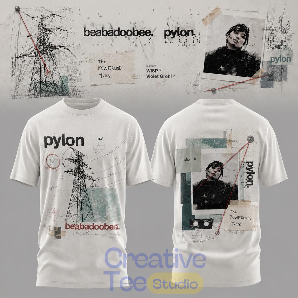 Beabadoobee – The Powerlines Tour Powerline Collage T-Shirt