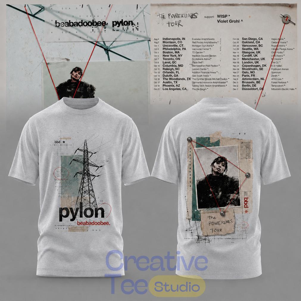 Beabadoobee – The Powerlines Tour Powerline Collage T-Shirt