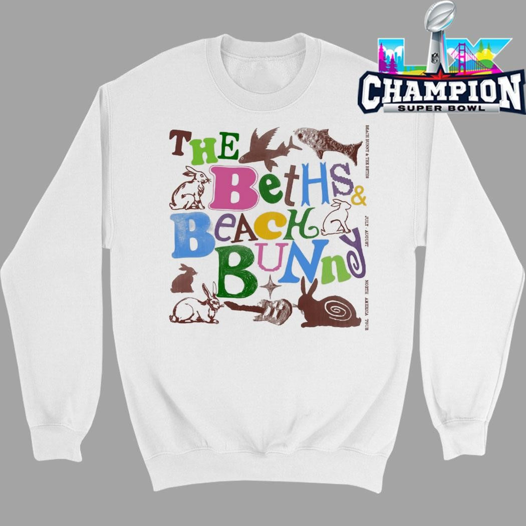 Beach Bunny X The Beths 2026 North America Tour Shirt
