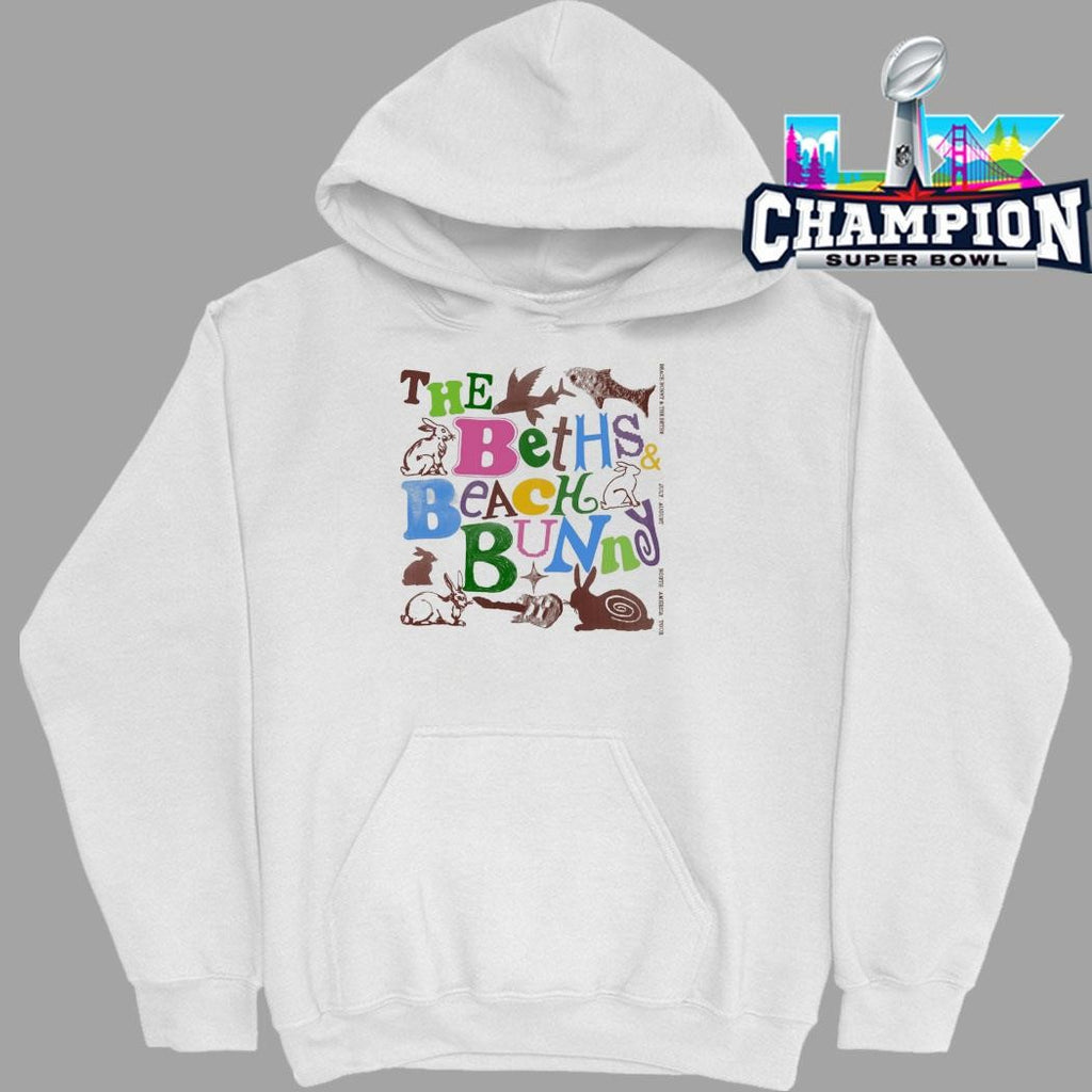 Beach Bunny X The Beths 2026 North America Tour Shirt
