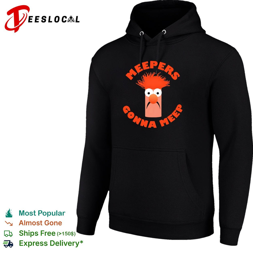 Beaker Muppets meepers gonna meep bold arch text cartoon art shirt