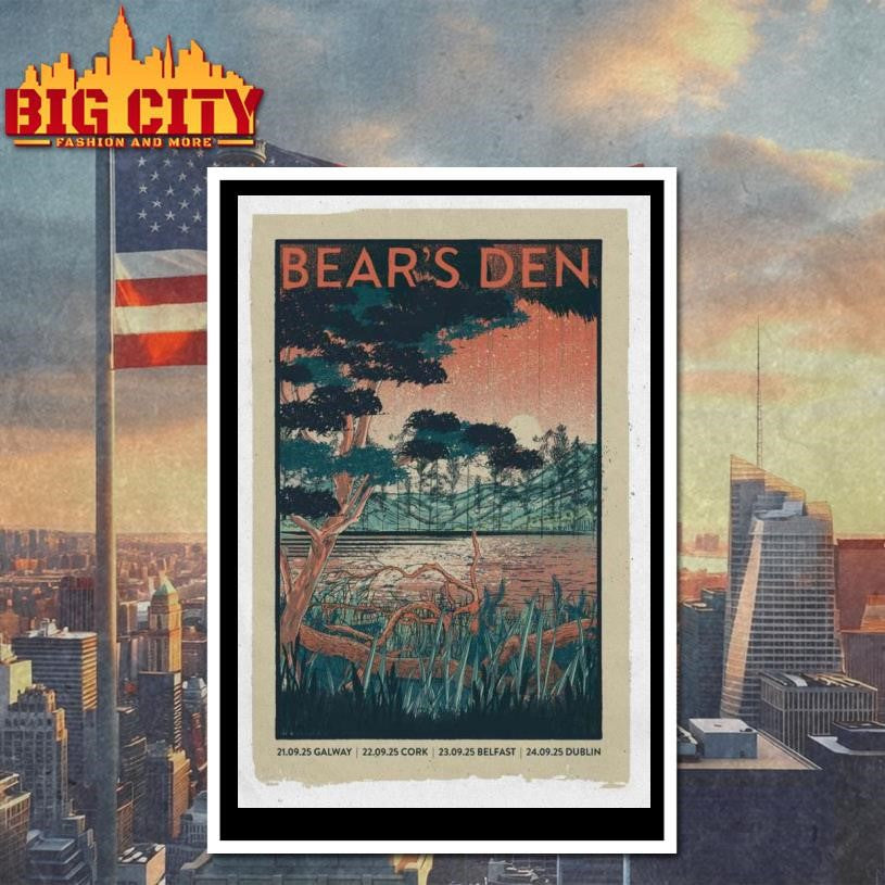 Bear’s Den Sep 21, 2025 Roisin Dubh, Galway, Ireland Poster Shirt