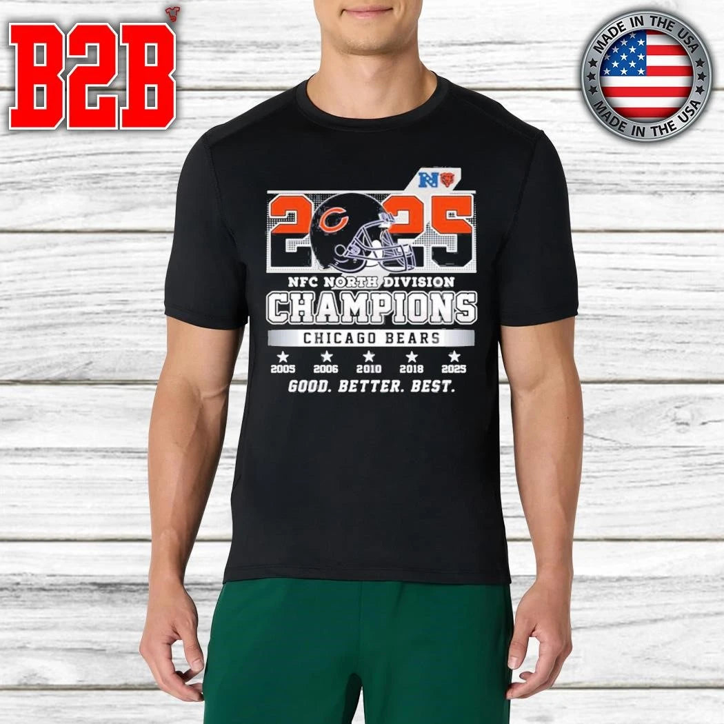 Bears NFC North Division Champions 2025 Shirt
