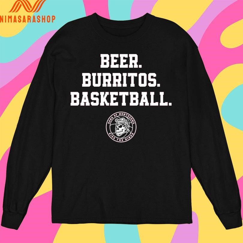 Beer Burritos Basketball Shirts