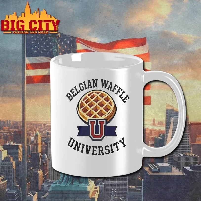 Belgian Waffle University Logo shirt
