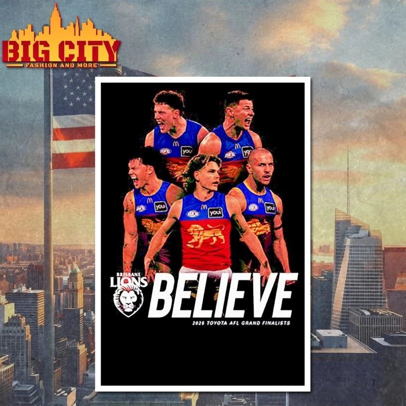 Believe Brisbane Lions Afl Grand Finalist 2025 shirts