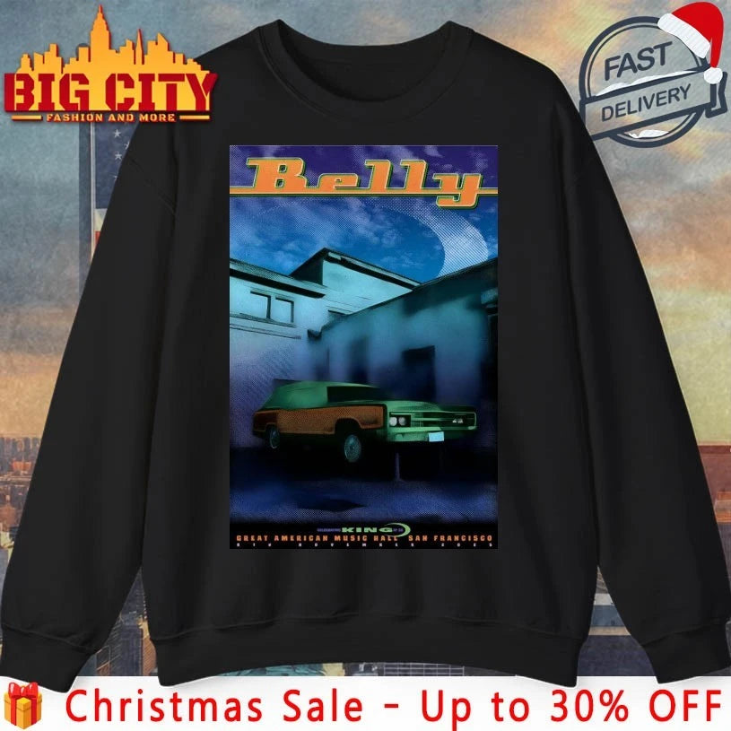Belly At Great American Music Hall On Nov 8 2025 Poster shirt