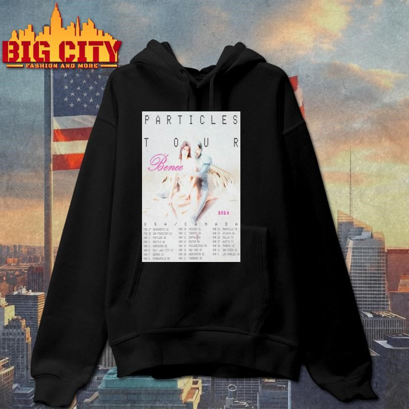 Benee Particles America and Canada Tour 2026 Poster shirt