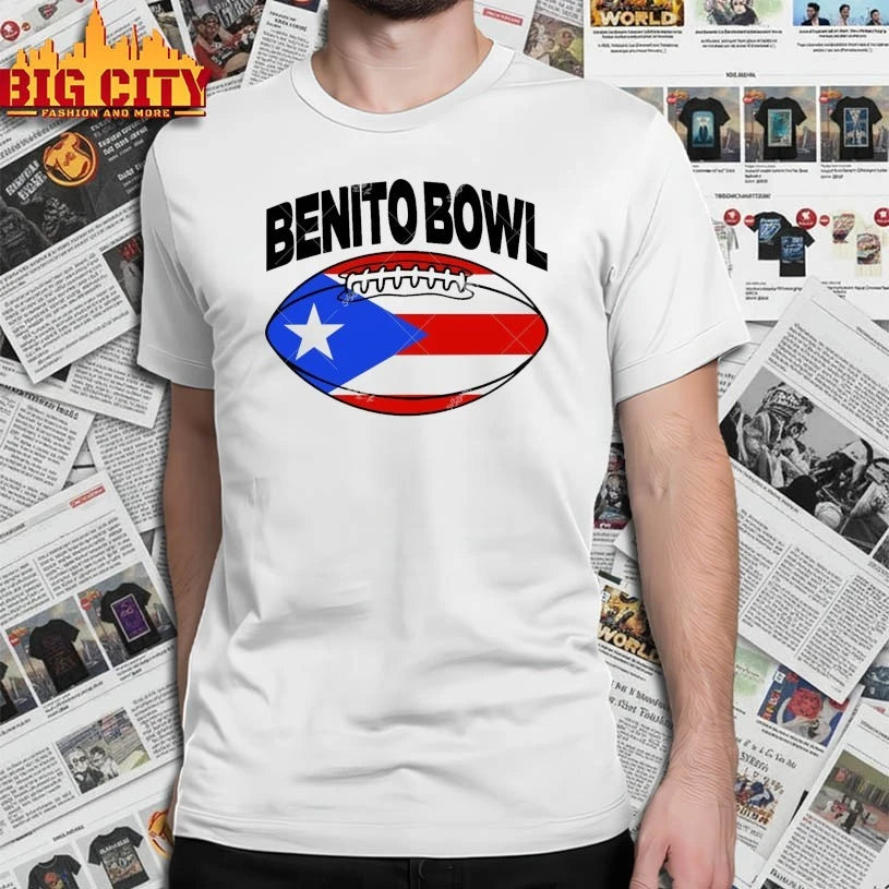 Benito Bowl 2026 Bad Bunny logo shirt