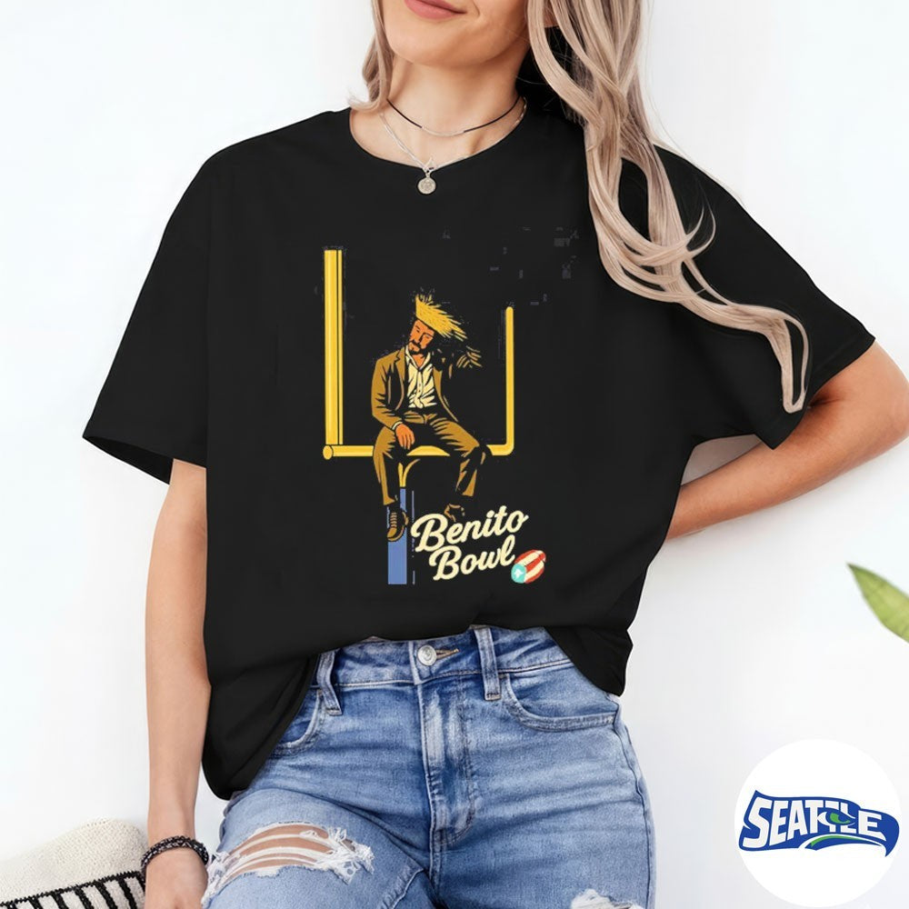 Benito Bowl Goalpost Classic Football Fans shirt