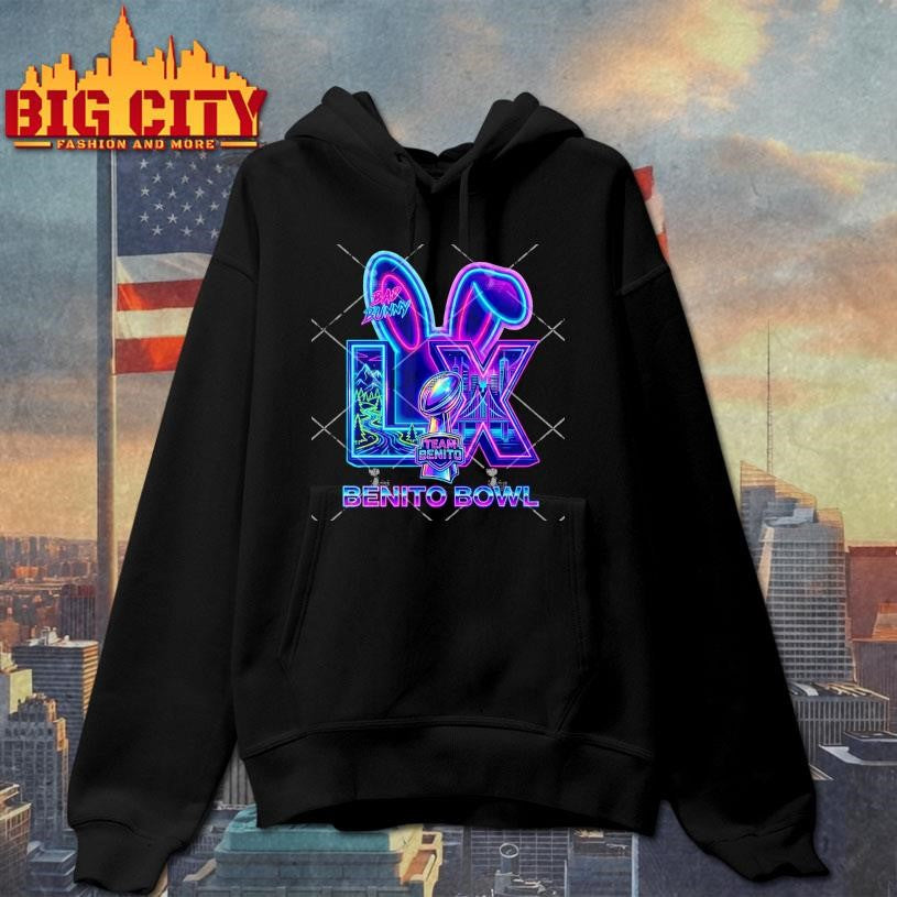 Benito Bowl LX Bad Bunny Neon Shirt