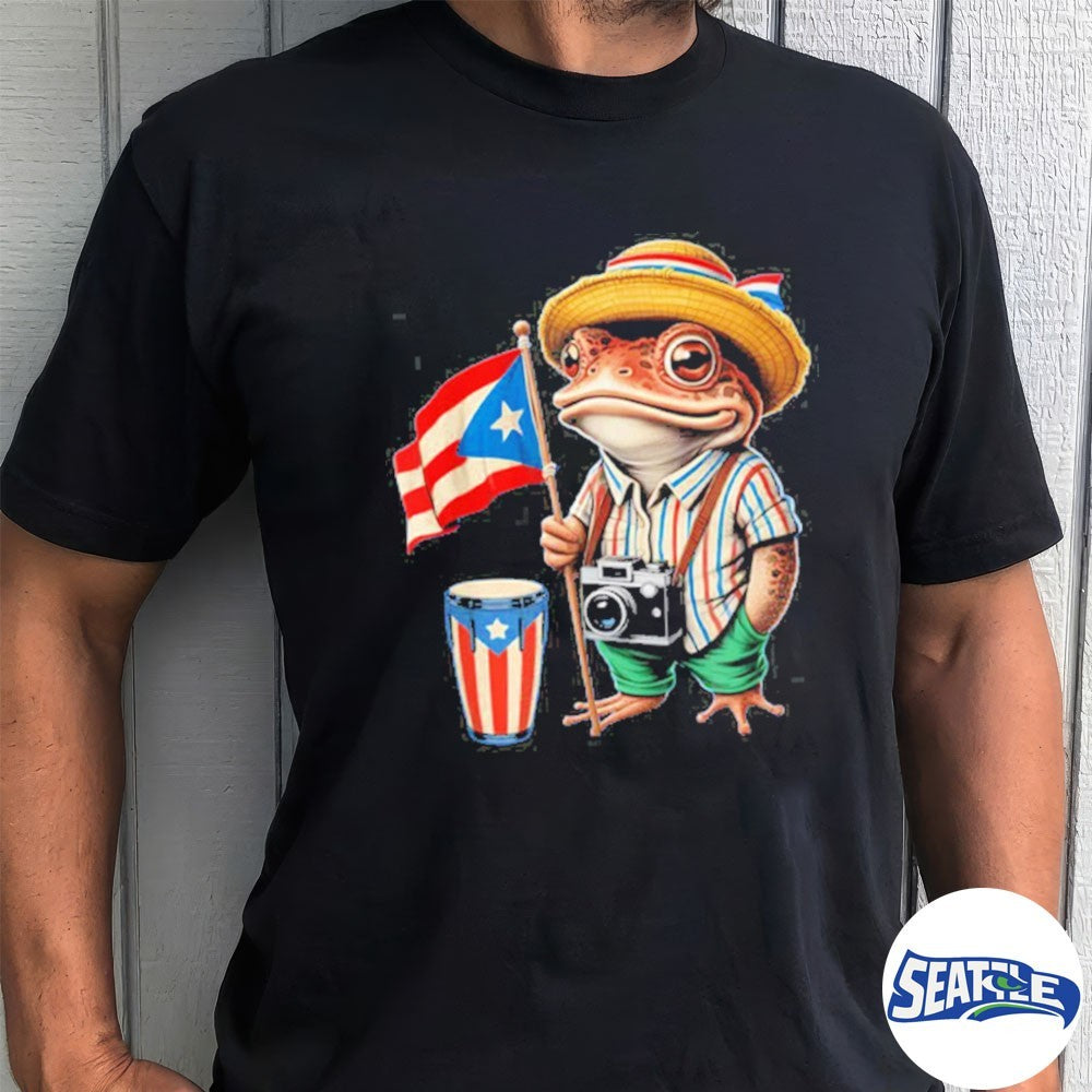 Benito Bowl Puerto Rico Frog Fans shirt