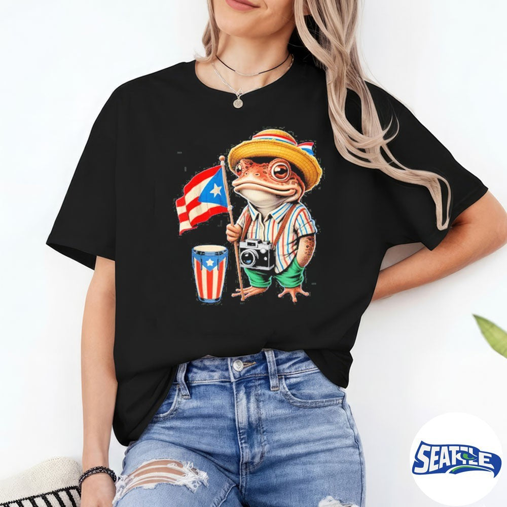 Benito Bowl Puerto Rico Frog Fans shirt